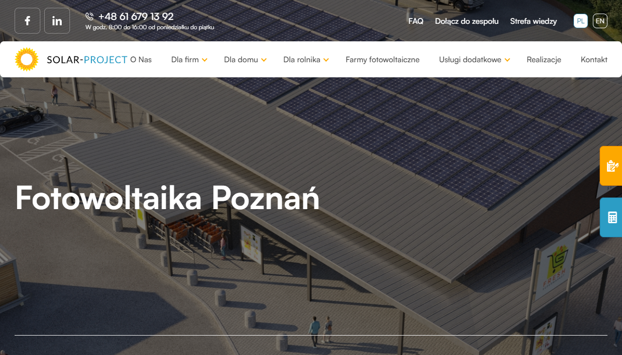 Fotowoltaika Poznań - Solar-Project